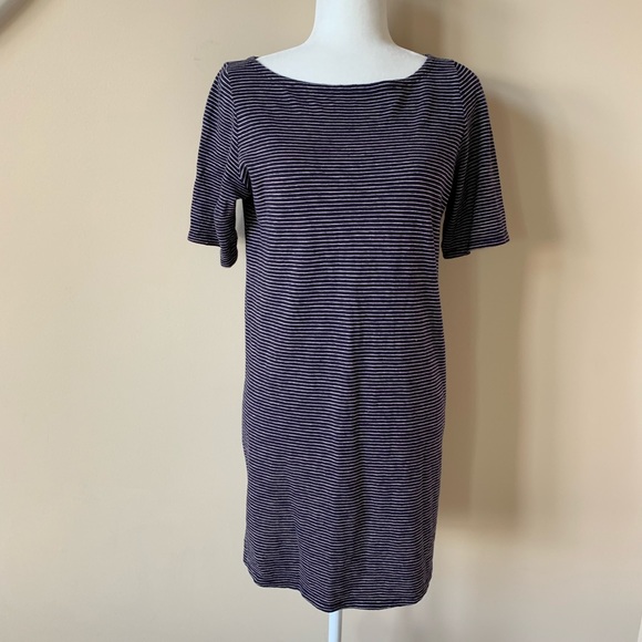 Eileen Fisher stripe jersey dress #770